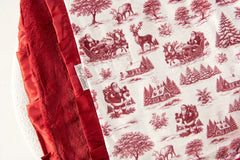 Santa Toile Blanket