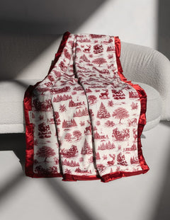 Santa Toile Blanket