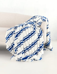 Hugs Dallas French Stripe Blanket