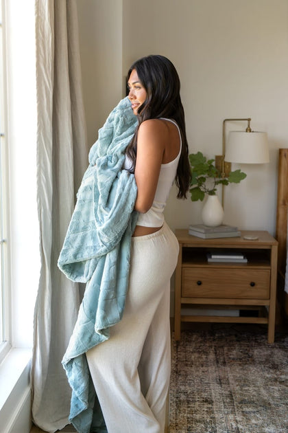 Sorbet Gray Mist Blanket