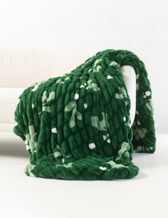 Original Hugs Green Holly Berries Blanket - COMING SOON