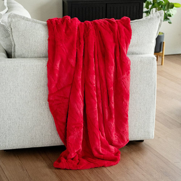 Sorbet Red Blanket