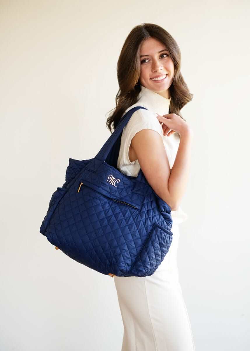 Everything Bag - Navy | Minky Couture