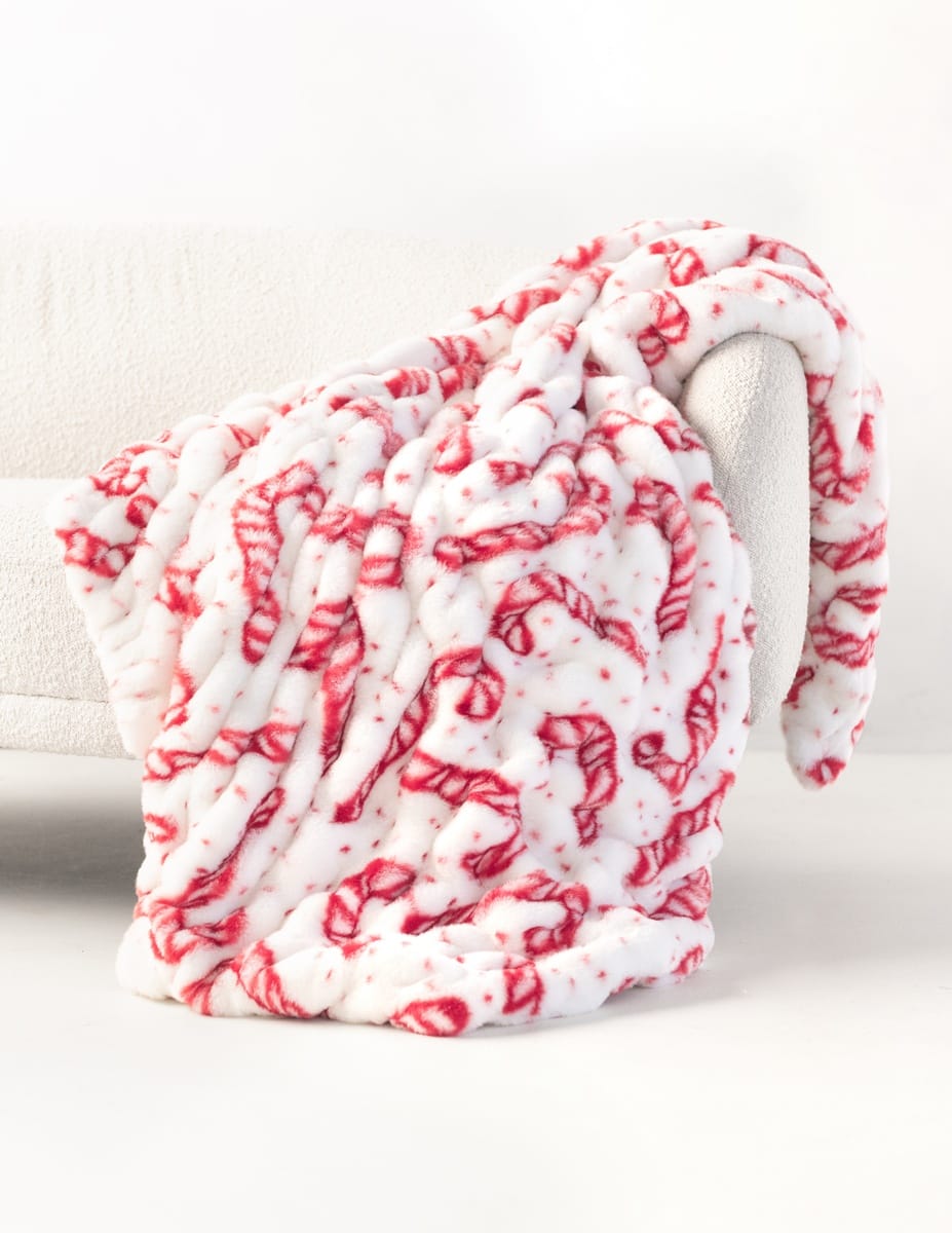 Original Hugs Candy Cane Blanket