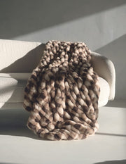 Hugs Milk Chocolate Gingham Blanket