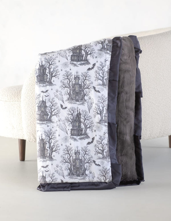 Haunted Toile Blanket
