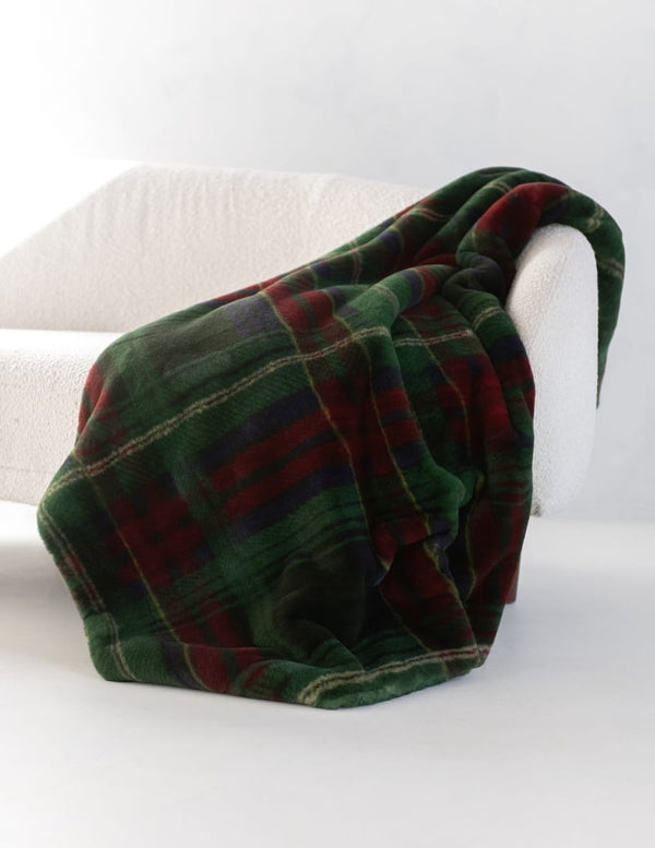 Lush Heritage Plaid Blanket
