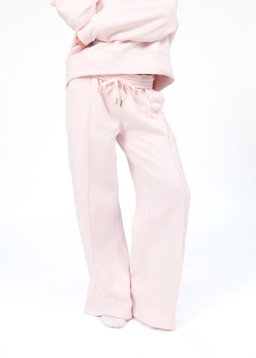 Women's Wide Leg Sweat Pant - Ballet Pink