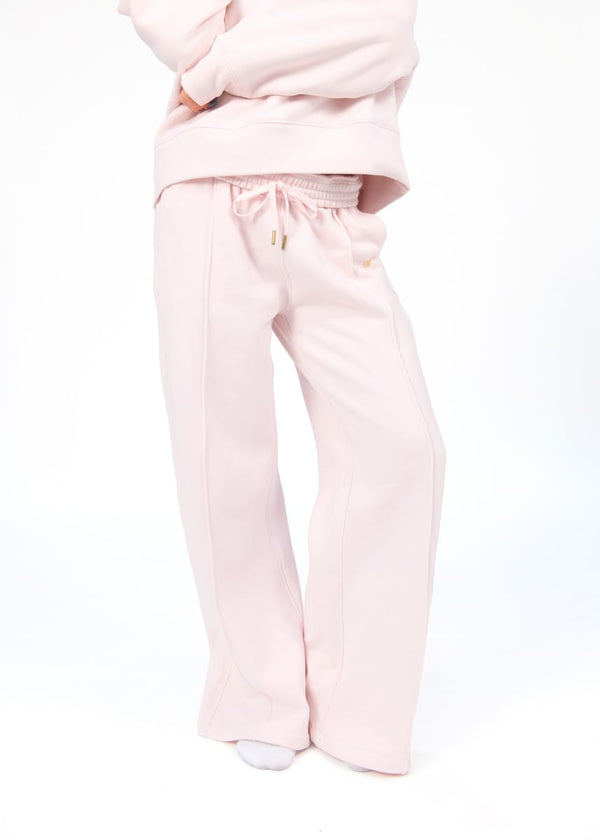 Women's Wide Leg Sweat Pant - Ballet Pink