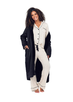 Satin Black Robe