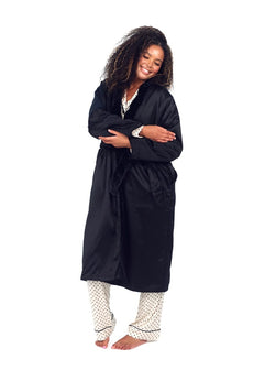 Satin Black Robe