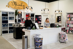 Minky Couture store location in Orem, Utah.