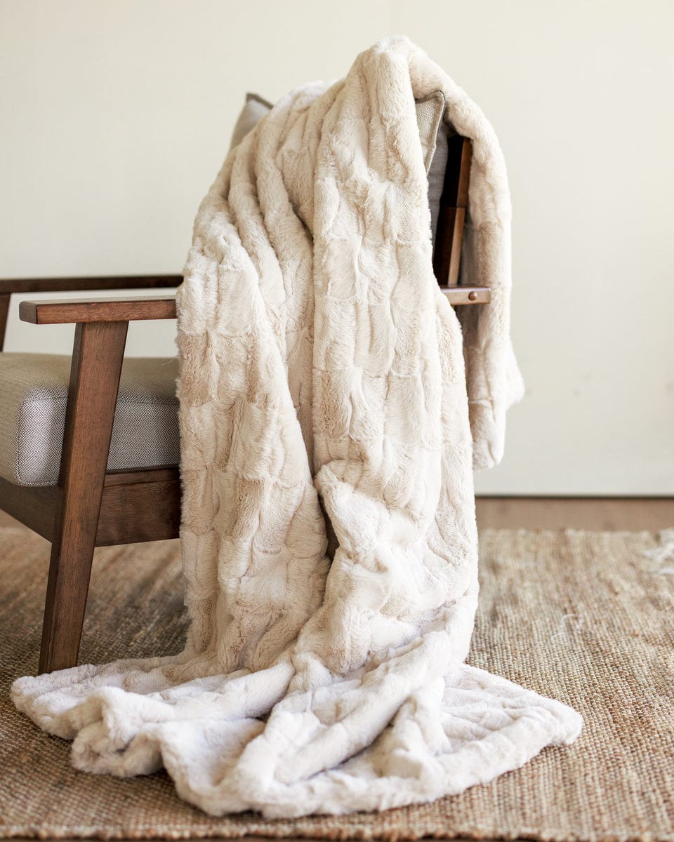 Posh Sorbet Almond Plush Blanket
