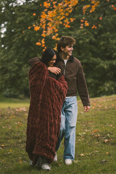 Hugs Rich Mahogany Blanket