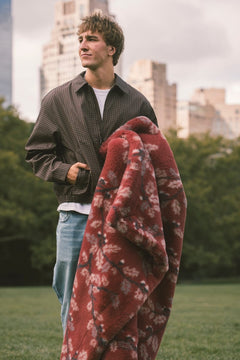 Lush Fall Oak Rust Blanket