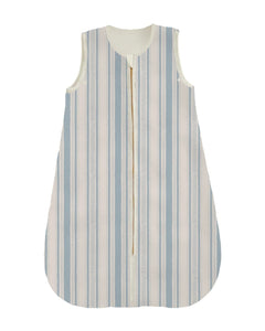 Coastal Stripe Wearable Minky Blanket