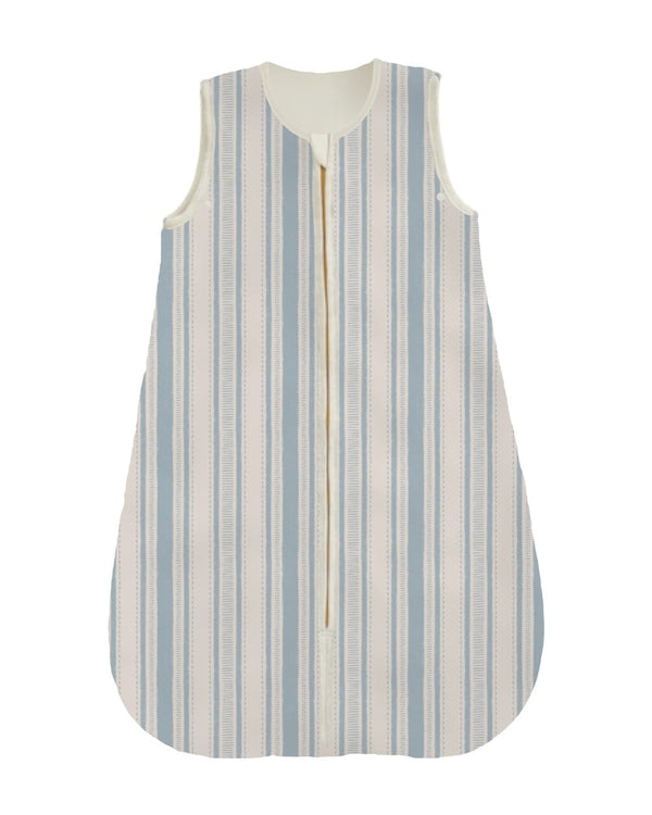 Coastal Stripe Wearable Minky Blanket