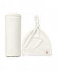 Swaddle and Hat - Coconut Milk