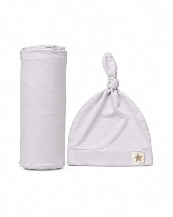 Swaddle and Hat - Dusty Orchid