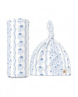 Swaddle and Hat - Nantucket Frill
