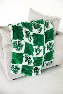 Utah Valley Wolverines Minky Blanket | Minky Couture