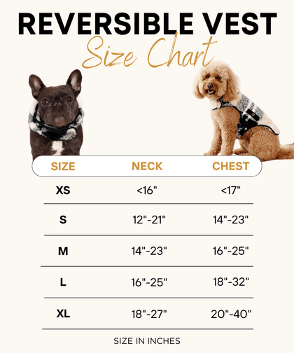 Pet Vest - Red/Cream
