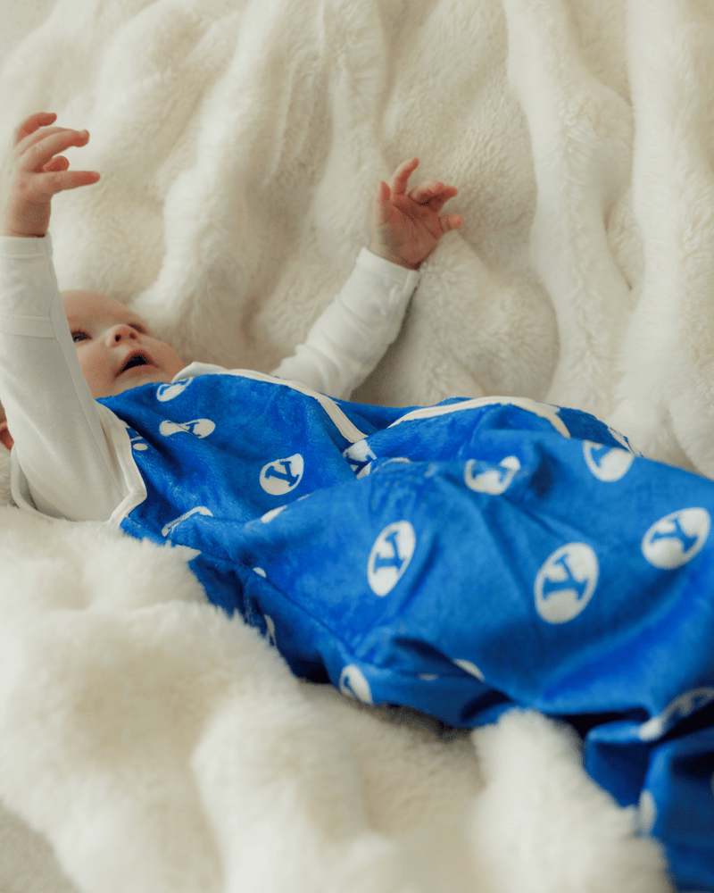 BYU "Y" Wearable Minky Blanket