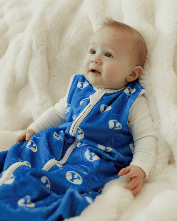 BYU "Y" Wearable Minky Blanket