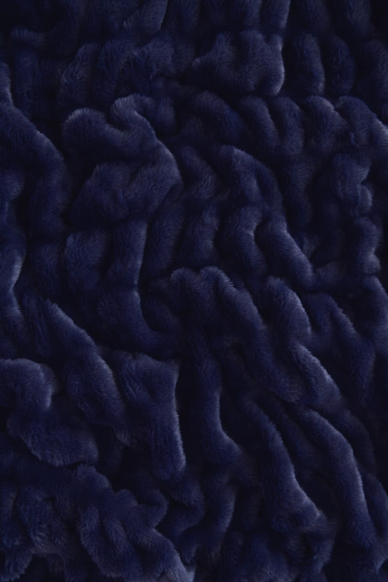 Hugs Light Peacoat Navy Plush Blanket | Minky Couture