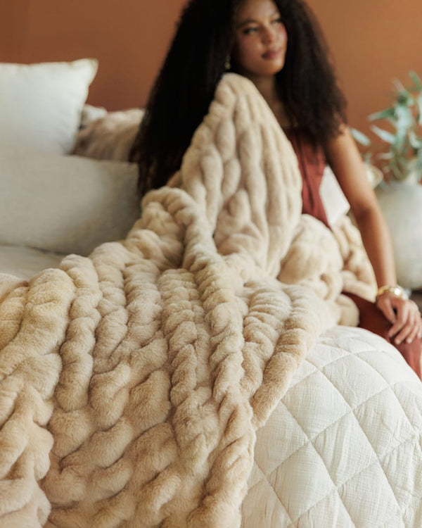 Hugs Light Sand Blanket