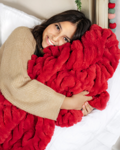 Original Hugs Red Blanket