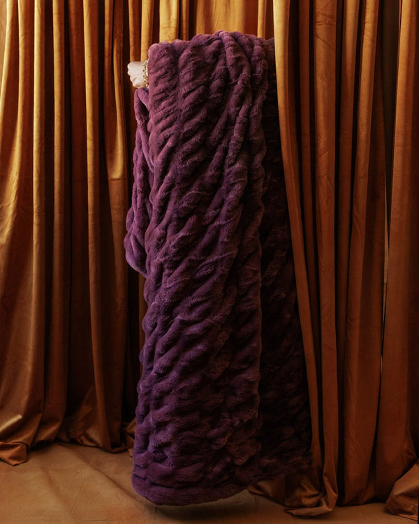 Hugs Plum Blanket