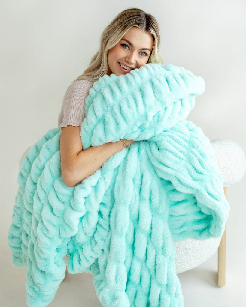 Hugs Brynley Plush Blanket Minky Couture