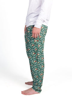 Montage Men's Jogger - Green Reindeer