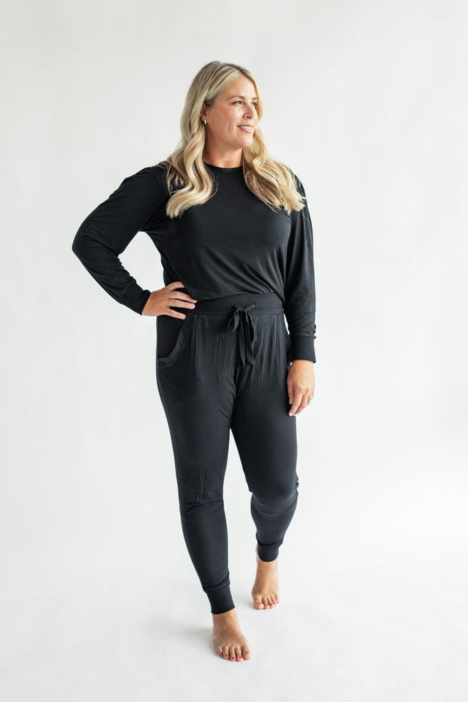 Must be Bamboo Pajamas Black Final Sale Minky Couture