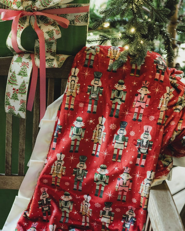 Nutcracker Red Blanket - COMING SOON