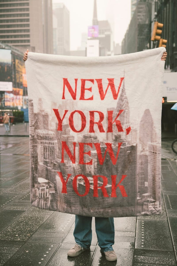 Lush New York Sepia Blanket