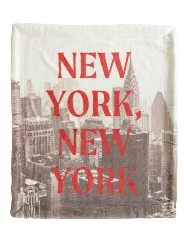 Lush New York Sepia Blanket