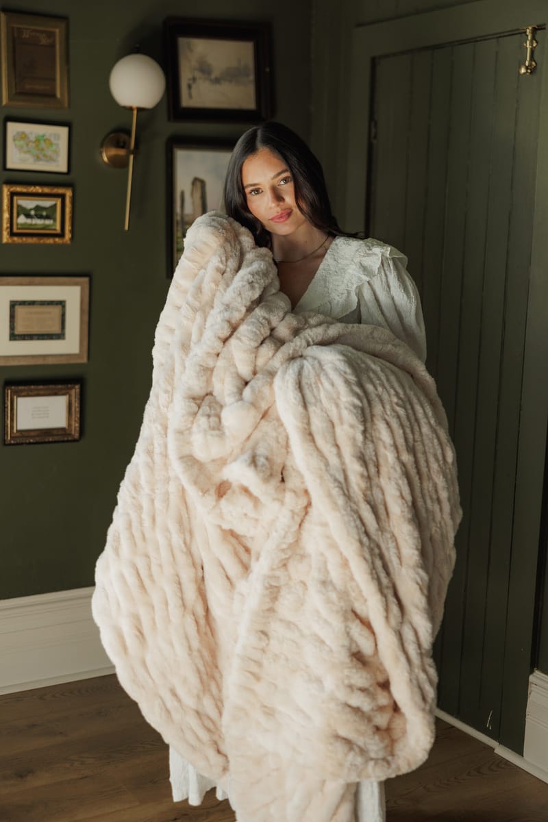 Oatmeal Hugs Blanket