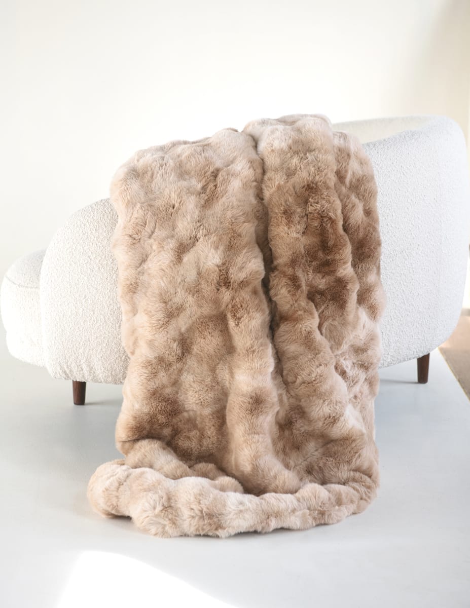 Warm Bourbon Plush Blanket