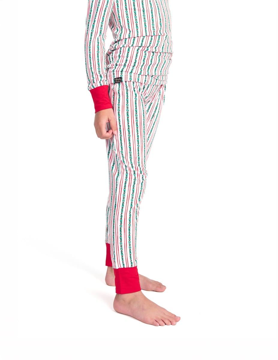 Snug-Fitting Tween Matching Set - Holly Stripe