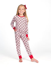 Snug-Fitting  Tween Matching Set - Tree Plaid