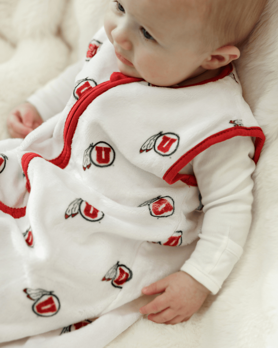 University of Utah Utes Wearable Minky Blanket