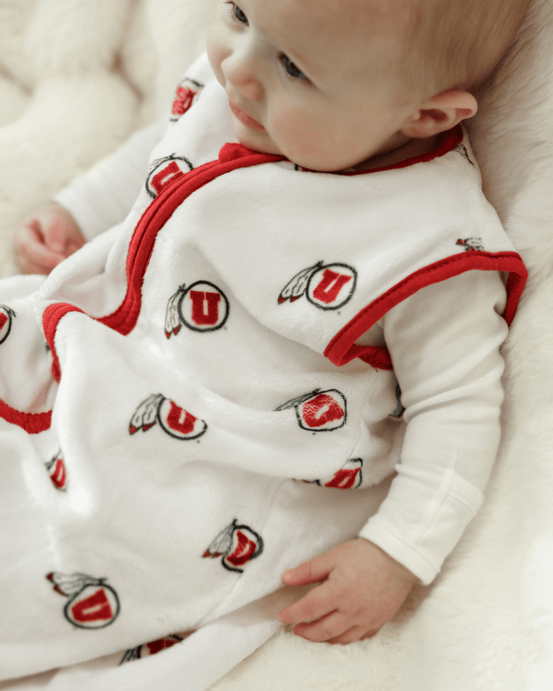 University of Utah Utes Wearable Minky Blanket