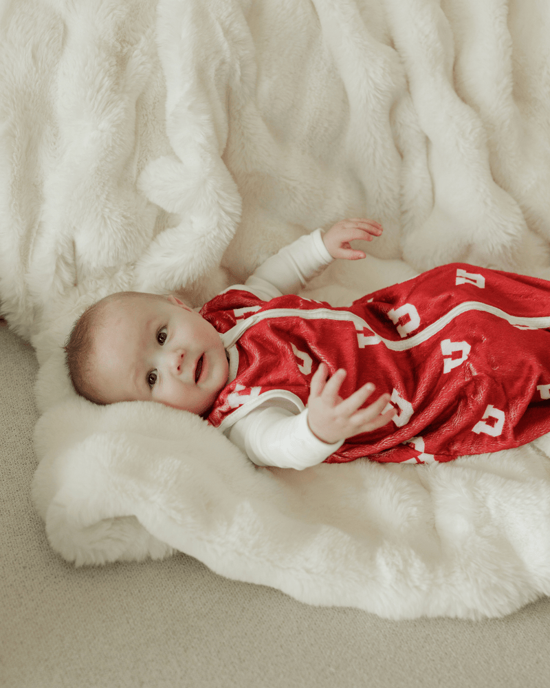 University of Utah Utes "U" Wearable Minky Blanket