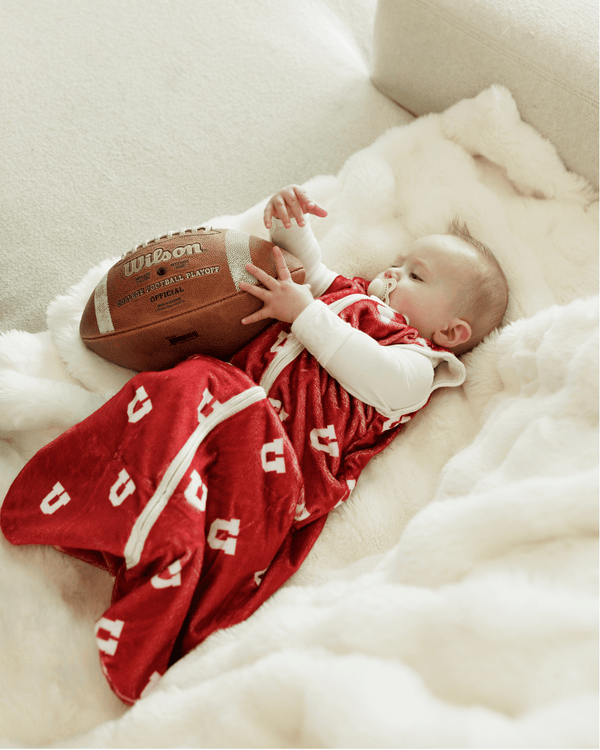 University of Utah Utes "U" Wearable Minky Blanket