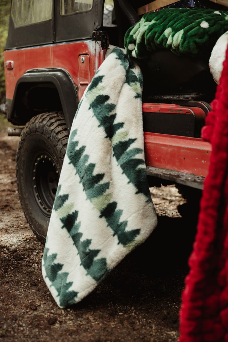 Lush Winter Tree Blanket