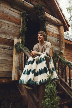 Lush Winter Tree Blanket