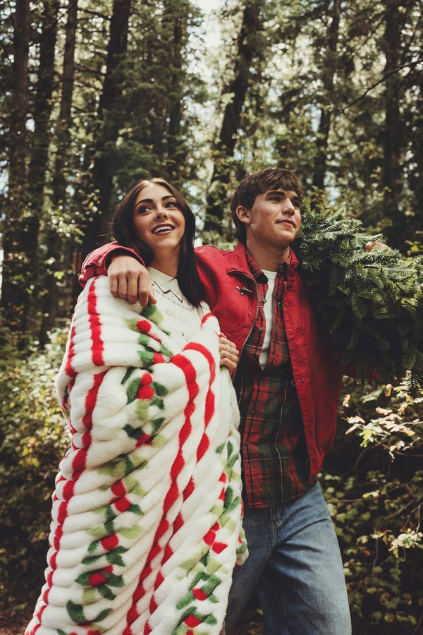 Original Hugs Holly Stripe Blanket - COMING SOON