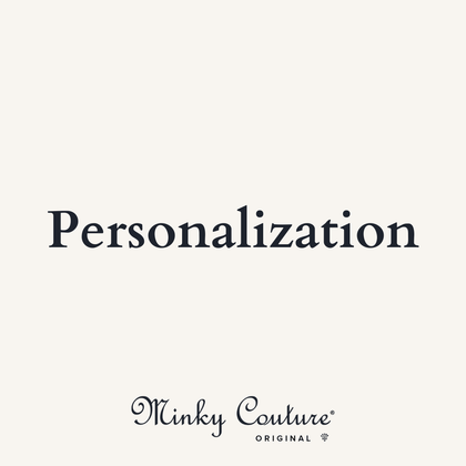 Personalization Up to 3 Words for custom blanket embroidery options from Minky Couture.
